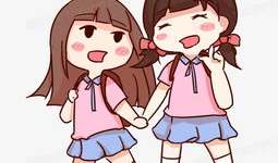 漫画牵小孩,牵小孩的温馨瞬间